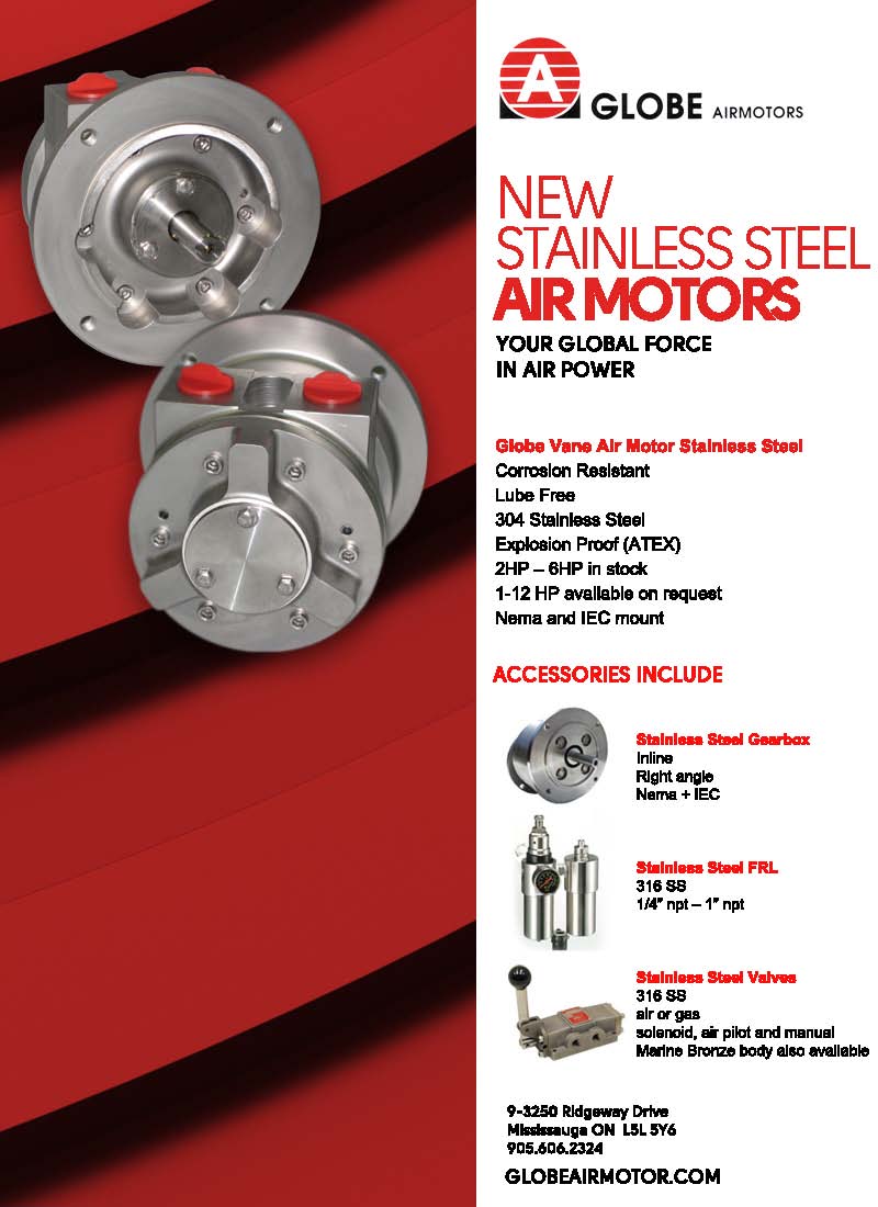 Stainless Steel Vane Air Motors Airoyal Company
