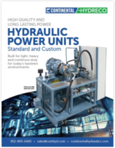 continental hydraulics power units